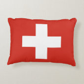 スイス連邦共和国の旗 アクセントクッション (裏面)