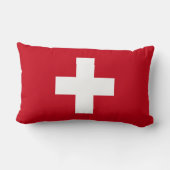 スイス連邦共和国の旗 ランバークッション (裏面)