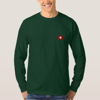 スイス連邦共和国の旗 Tシャツ
