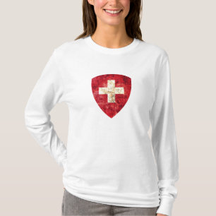 スイス連邦共和国の紋章付き外衣 Tシャツ