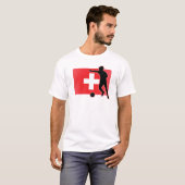 スイス連邦共和国の罷業者3 Tシャツ (正面フル)