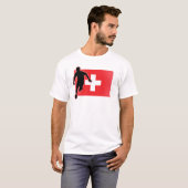 スイス連邦共和国の罷業者4 Tシャツ (正面フル)