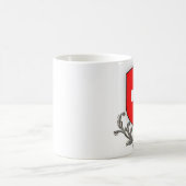 スイス連邦共和国の頂上のマグ コーヒーマグカップ (中央)