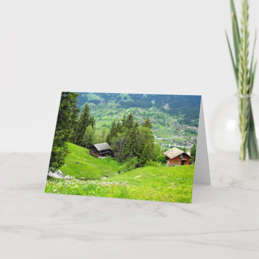 スイス連邦共和国の高山の夏 シーズンカード (正面)