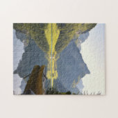 スイス連邦共和国の高山mountain湖 ジグソーパズル (横)