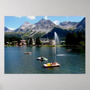 スイス連邦共和国のArosa ポスター
