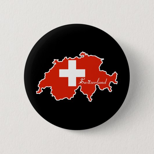 スイス連邦共和国ボタン 缶バッジ (正面)