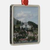 スイス連邦共和国リゾートのオーナメント メタルオーナメント (右)