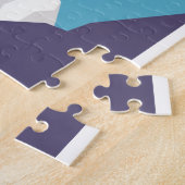 スイス連邦共和国旅行ポスター ジグソーパズル (側面)