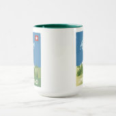 スイス連邦共和国旅行ポスター マグカップ (中央)