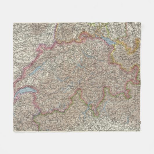 スイス連邦共和国 フリースブランケット (正面(横))