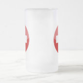 スイス連邦共和国 フロストグラスビールジョッキ (中央)