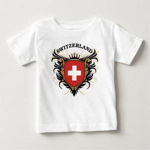 スイス連邦共和国 ベビーTシャツ