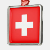 スイス連邦共和国 メタルオーナメント (左)