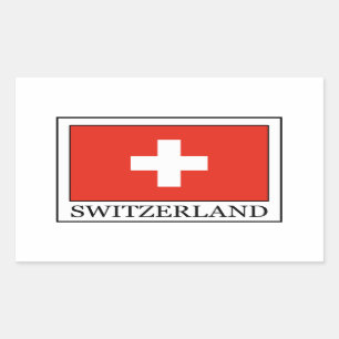 スイス連邦共和国 長方形シール