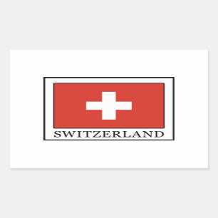 スイス連邦共和国 長方形シール