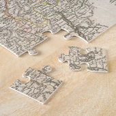 スイス連邦共和国(1771年)のヴィンテージの地図 ジグソーパズル (側面)