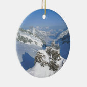 スイス連邦共和国、Jungfraujochのヨーロッパの上 セラミックオーナメント (右)