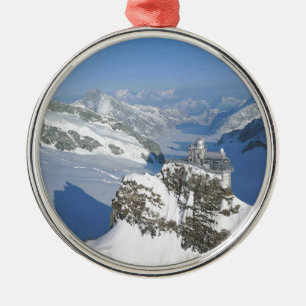 スイス連邦共和国、Jungfraujochのヨーロッパの上 メタルオーナメント