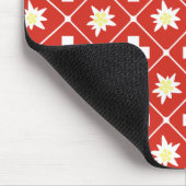 スイス連邦共和国Edelweissパターン マウスパッド (コーナー)