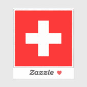 スイス連邦国旗 シール (シート)