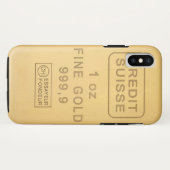スイス金ゴールドバー Case-Mate iPhoneケース (裏面(横))