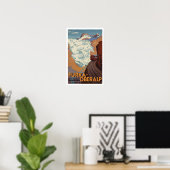 スイス鉄道の列車～ヴィンテージ旅行 ポスター (ホームオフィス)