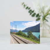スイス鉄道線路 ポストカード (スタンド正面)