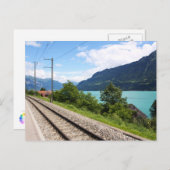 スイス鉄道線路 ポストカード (正面/裏面)