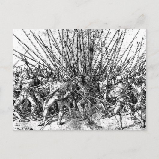 スイス長槍兵 ポストカード (正面)