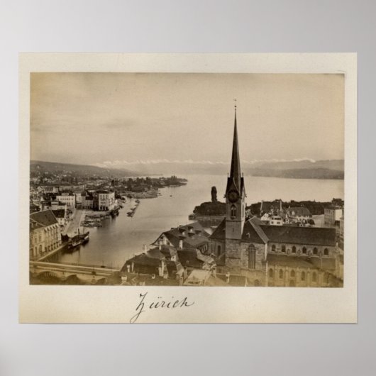 スイス1908年、チューリッヒ ポスター (正面)