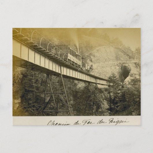 スイス1908年、リギバーン、ヴィツナウ ポストカード (正面)