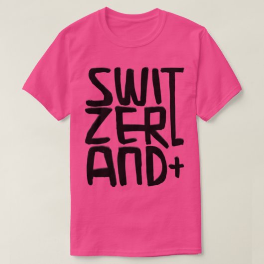 スイス1 Tシャツ (デザイン正面)