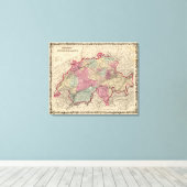 スイス7 キャンバスプリント (インサイチュ (ウッドフロア))