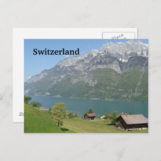 スイス – はがき (正面/裏面)