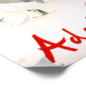 スイス・アデルボデン・ヴィンテージ旅行ポスター ポスター (角)