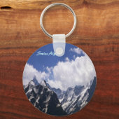 スイス – アルプスのキーチェーン キーホルダー (正面)