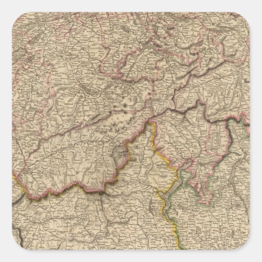 スイス、アルプス スクエアシール (正面)