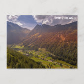 スイス アルプス 旅行 フォト ポストカード (正面)