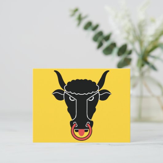 スイス・ウリカントン州旗はがき ポストカード (スタンド正面)