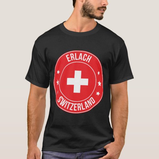 スイス エルラッハ市 Tシャツ (正面)