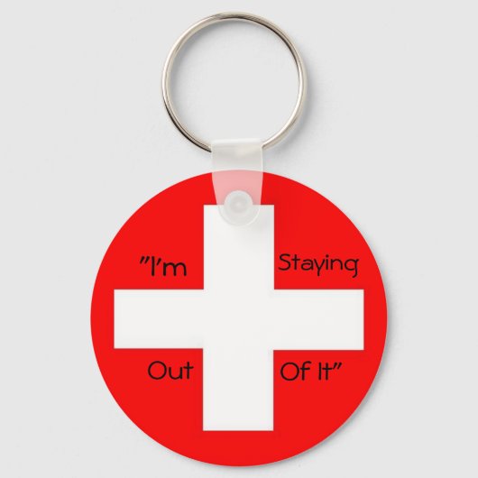 スイス – カスタマイズ キーホルダー (正面)