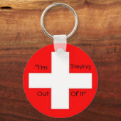 スイス – カスタマイズ キーホルダー (正面)