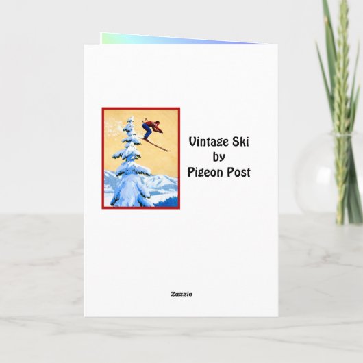 スイス,クリスマスの願い シーズンカード (裏面)