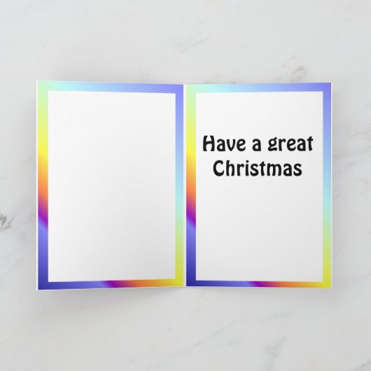 スイス,クリスマスの願い シーズンカード (内部)