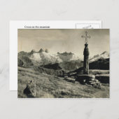 スイス、クロスオンザマウンテン、ユングフラウ地域 ポストカード (正面/裏面)