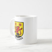 スイス、コノルフィンゲンの紋章 コーヒーマグカップ (正面左)
