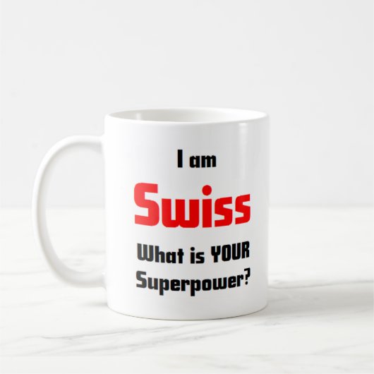 スイス コーヒーマグカップ (左)