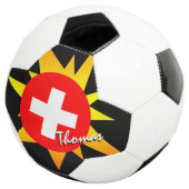 スイス・サッカー・スイス国旗/バン サッカーボール (3/4)