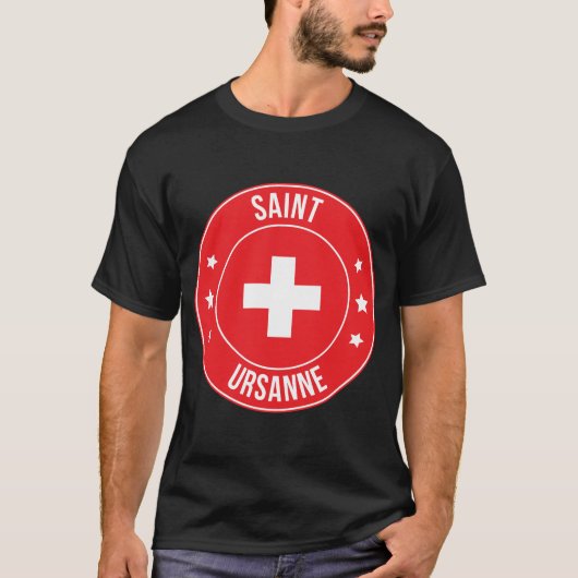 スイス サン・ユルサン市 Tシャツ (正面)